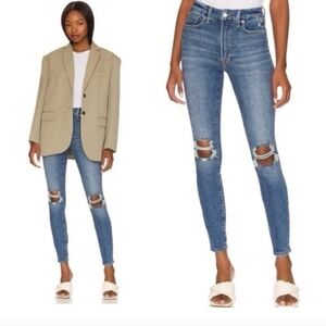 GOOD AMERICAN JEANS| GOOD WAIST| WOMENS SIZE 12/ 31| INDIGO144| NEW WITH TAGS